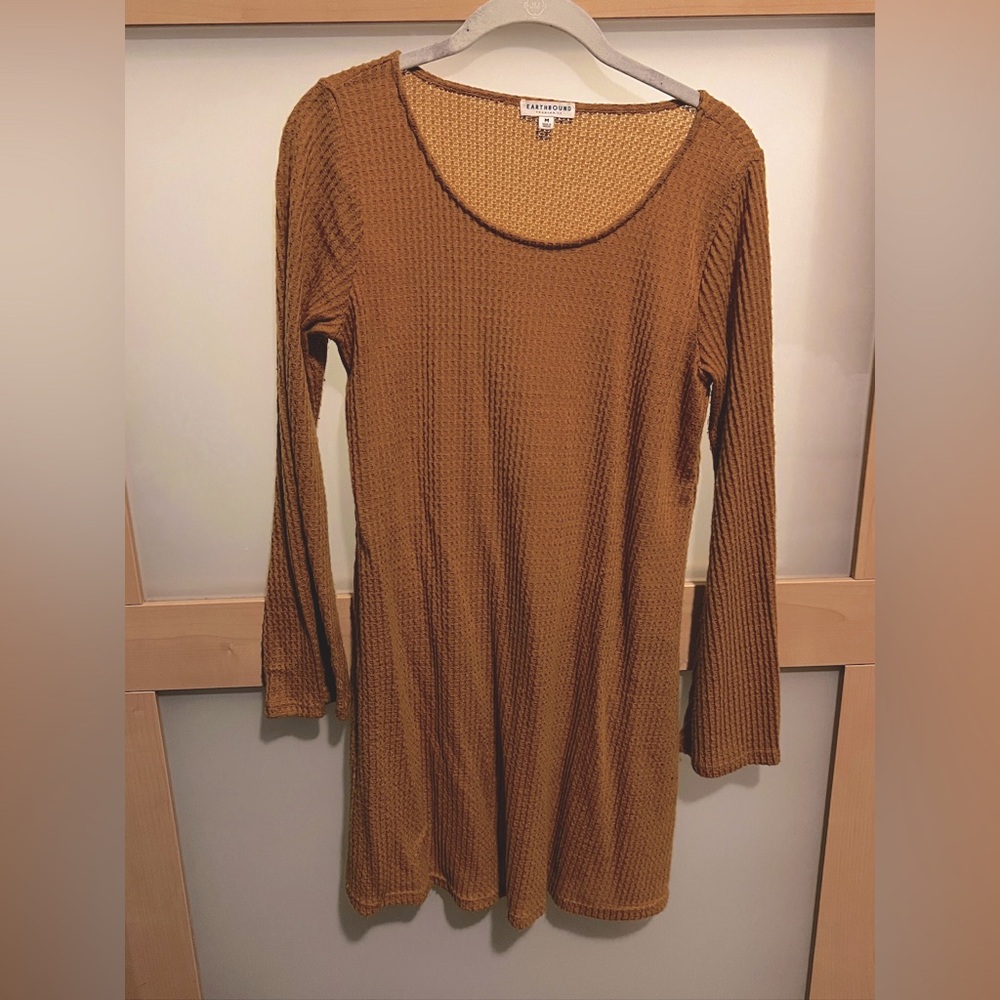 Medium boho gold dress
